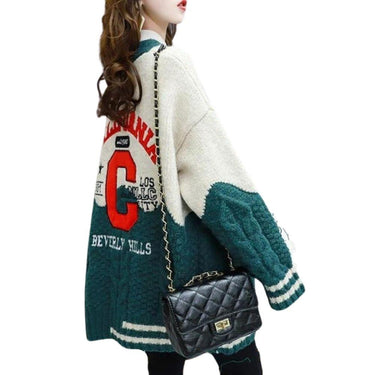 California Cheerleader Cardigan Women's Cardigan Embroidery Patchwork Sweater Jacket Kawaii Cute Girls Cardigan from NSE Imports #1.